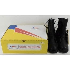 BELLEVILLE BLACK LEATHER GORTEX MILITARY COMBAT BOOTS SIZE 4 MEN NEW WITH BOX